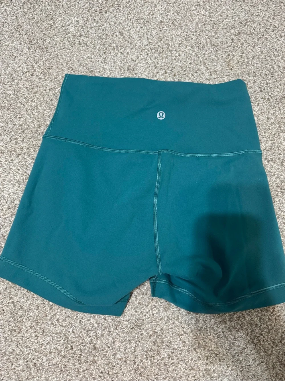 lululemon athletica Teal High-Rise Athletic Shorts